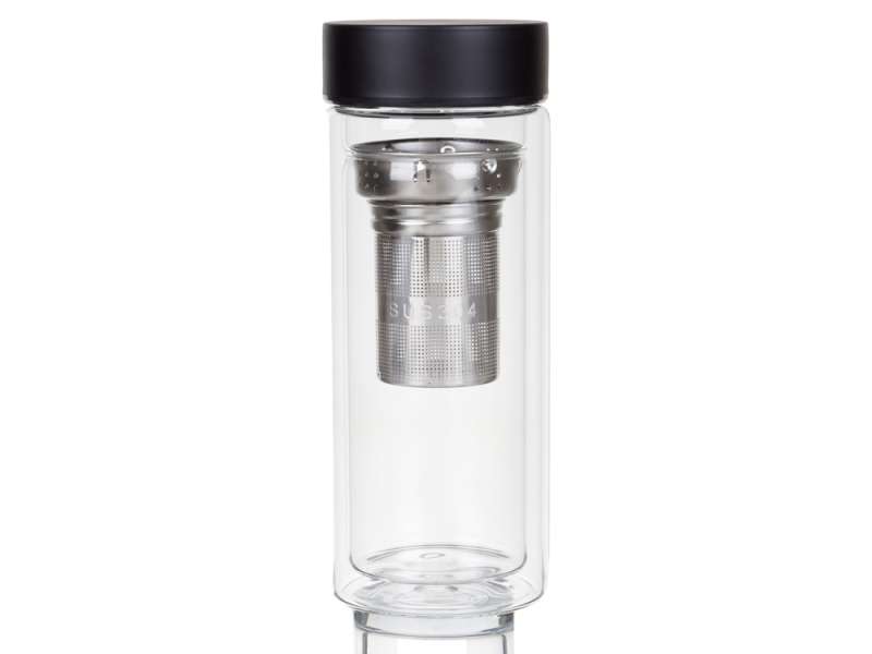 Стеклянная термобутылка Glassir, 500мл, черный №3