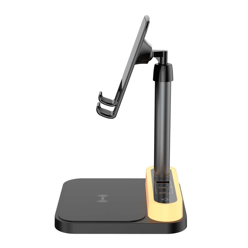 Беспроводное мультизарядное устройство Stave 15W, черный №3