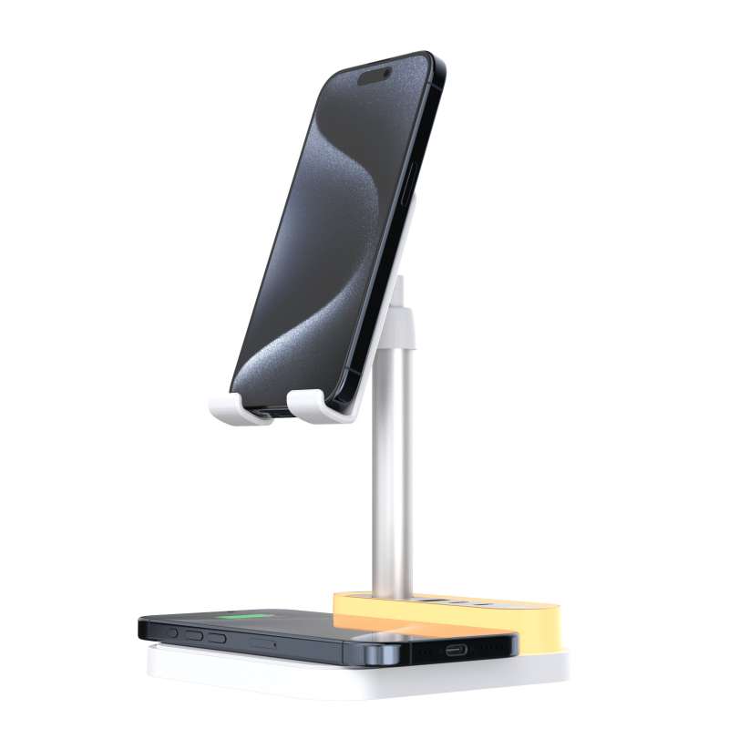 Беспроводное мультизарядное устройство Stave 15W, черный №7