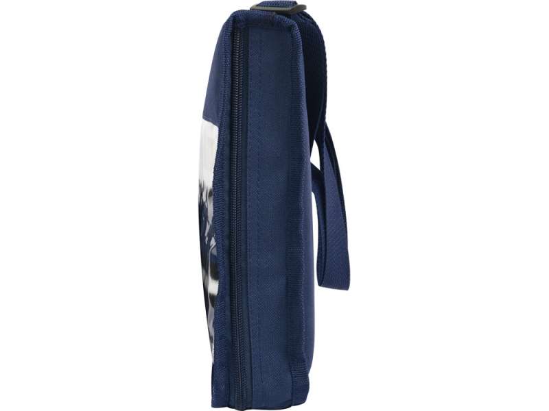 Плед в полоску в сумке Junket, синий №6