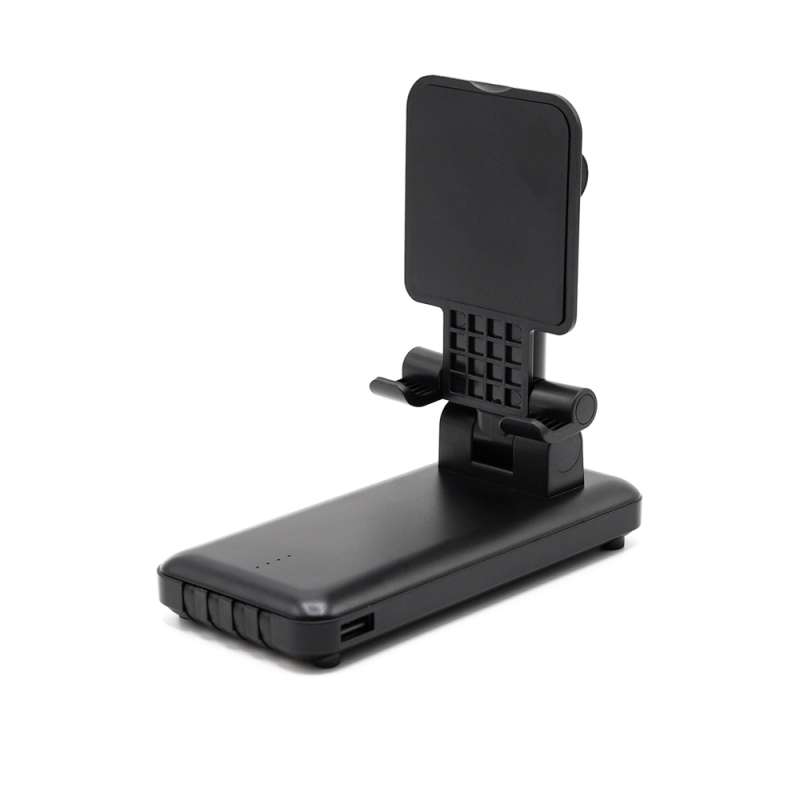 Внешний аккумулятор c подставкой для телефона Hold-Pro 10000mAh, черный №3