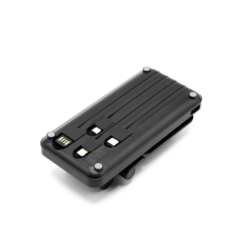 Внешний аккумулятор c подставкой для телефона Hold-Pro 10000mAh, черный №5