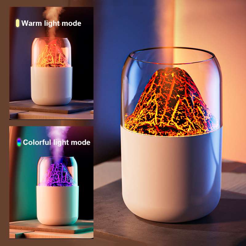 Светодиодный USB увлажнитель-аромадиффузор Volcano 2.0, белый №3