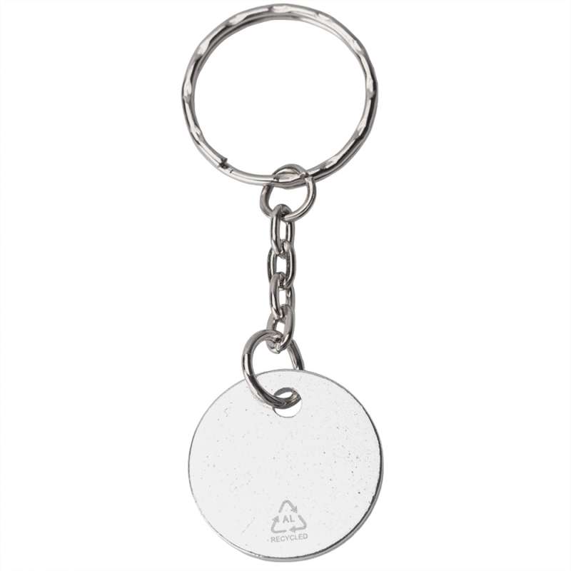 Брелок из переработанного алюминия Salvage, серебро №3