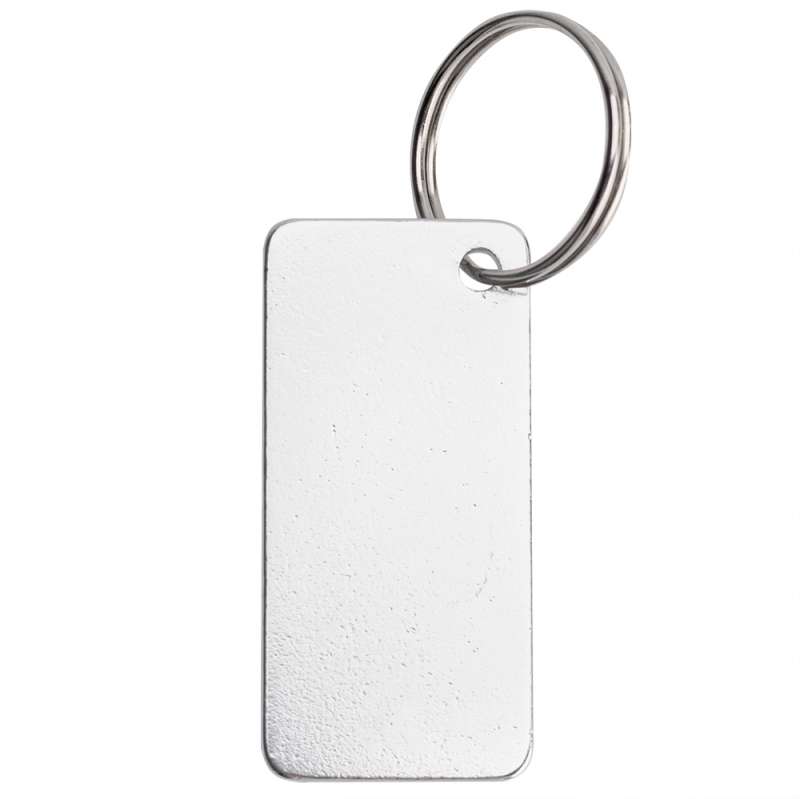 Брелок из переработанного алюминия Convert, серебро №2