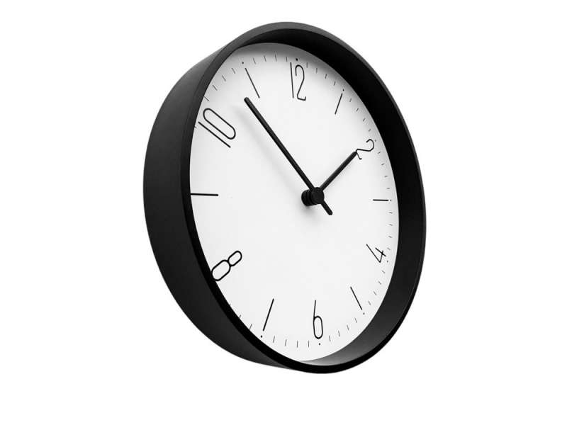 Часы настенные Lander S, белые с черным №2