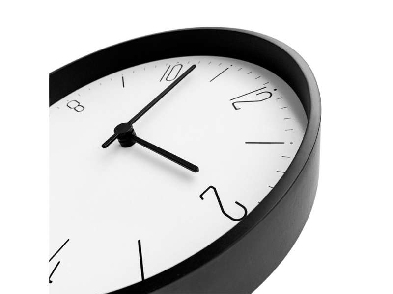 Часы настенные Lander S, белые с черным №3