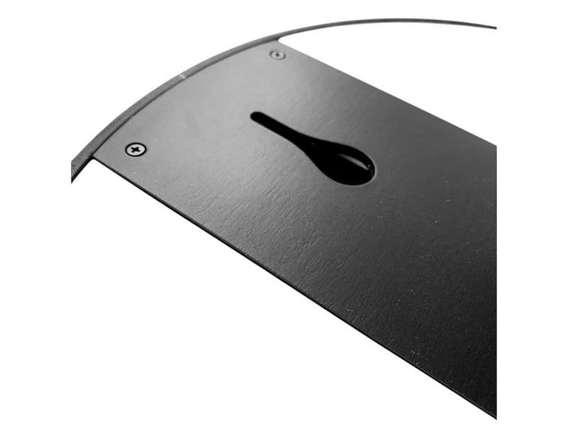 Часы настенные Lander S, белые с черным №5