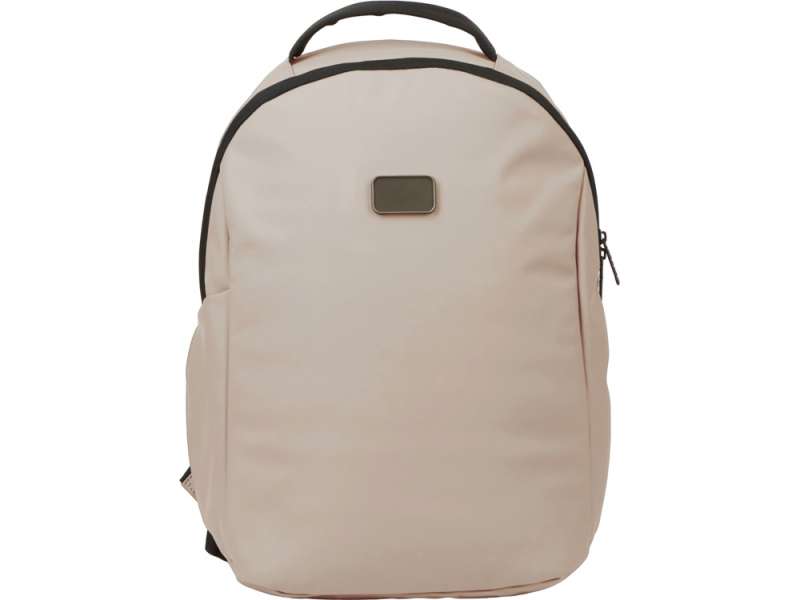 Рюкзак Sofit для ноутбука из экокожи, бежевый №13