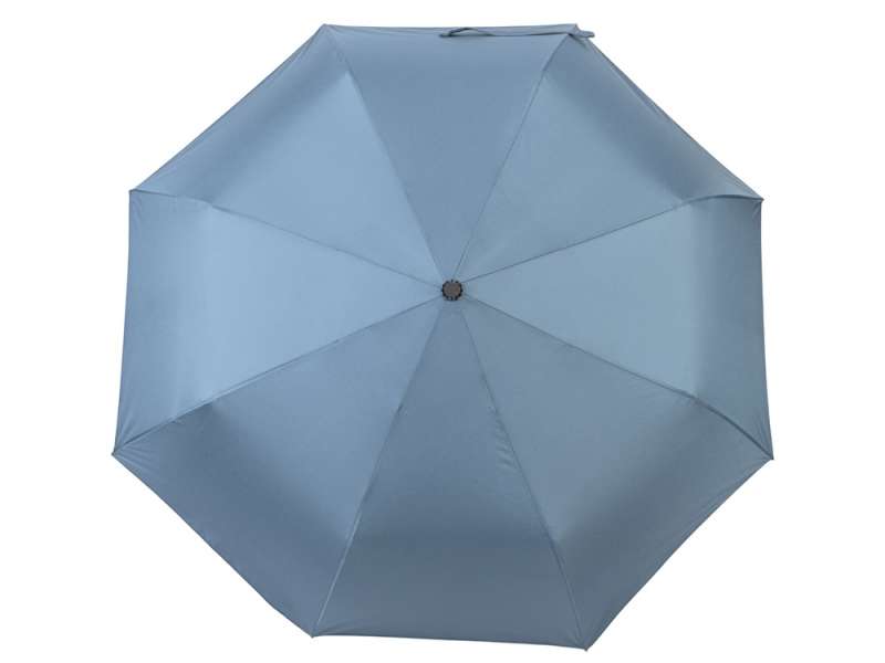Зонт-полуавтомат Roof с куполом из переработанного пластика, антрацит 2165C №5