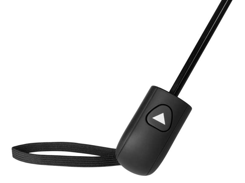 Зонт-полуавтомат Roof с куполом из переработанного пластика, антрацит 2165C №6