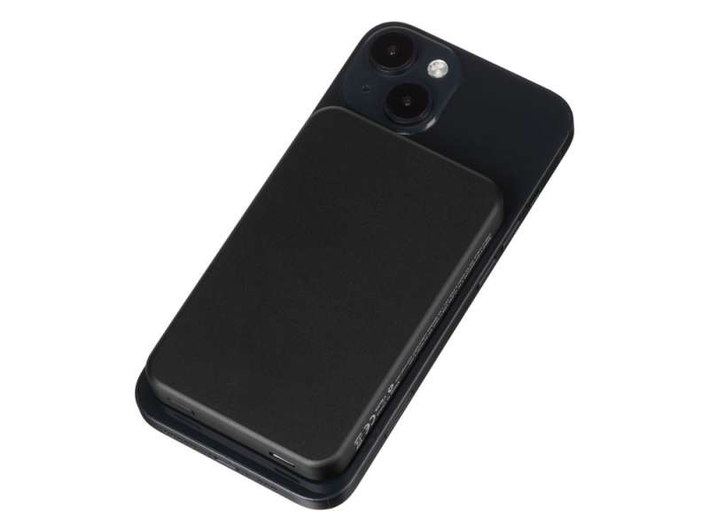 Магнитный беспроводной внешний аккумулятор Razor, 5000 mAh, металл, черный (Р) №11