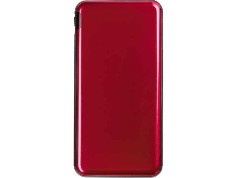 Внешний аккумулятор Forge v.2, металл, 10000mah, красный №12