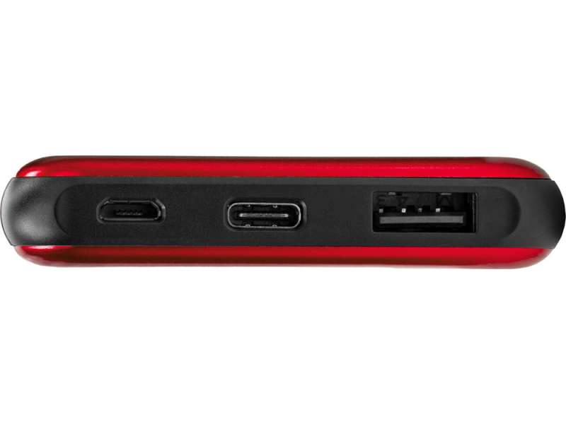 Внешний аккумулятор Forge v.2, металл, 10000mah, красный №10