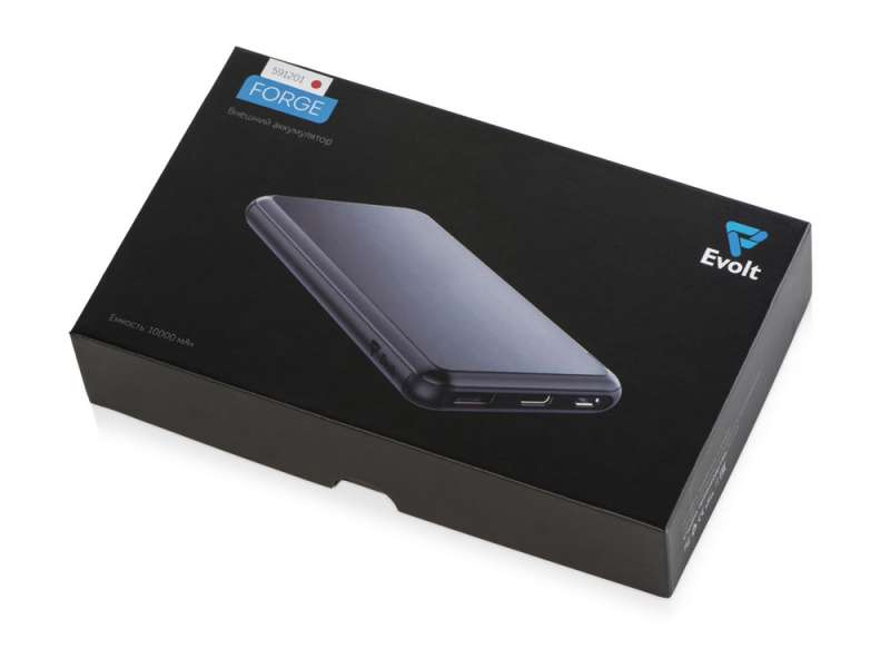 Внешний аккумулятор Forge v.2, металл, 10000mah, красный №6