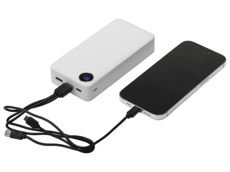 Внешний аккумулятор Mild Pro c быстрой зарядкой QC/PD, 20 000 mAh, белый №10