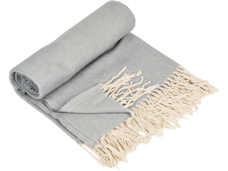 Плед Ёлочка 150х180 см. ПРЕМИУМ (серый однотонное) (Р) №2