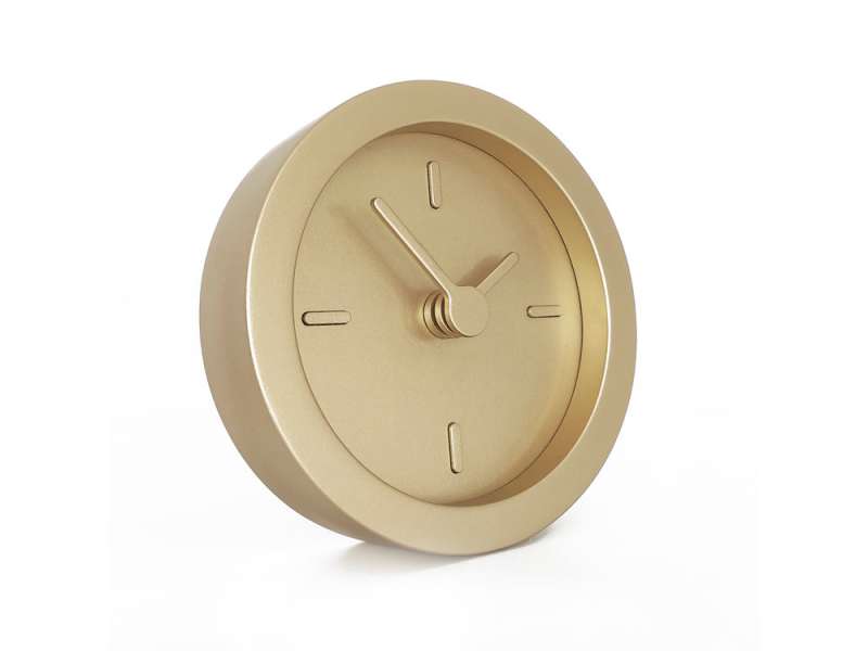 Часы настольные Sarah XXS, золотистые №3