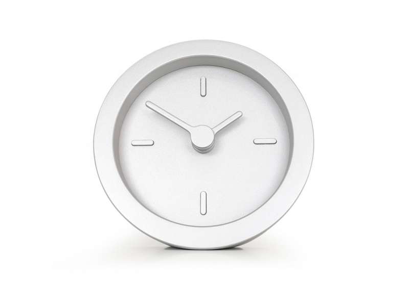 Часы настольные Sparky XXS, серебристые №4