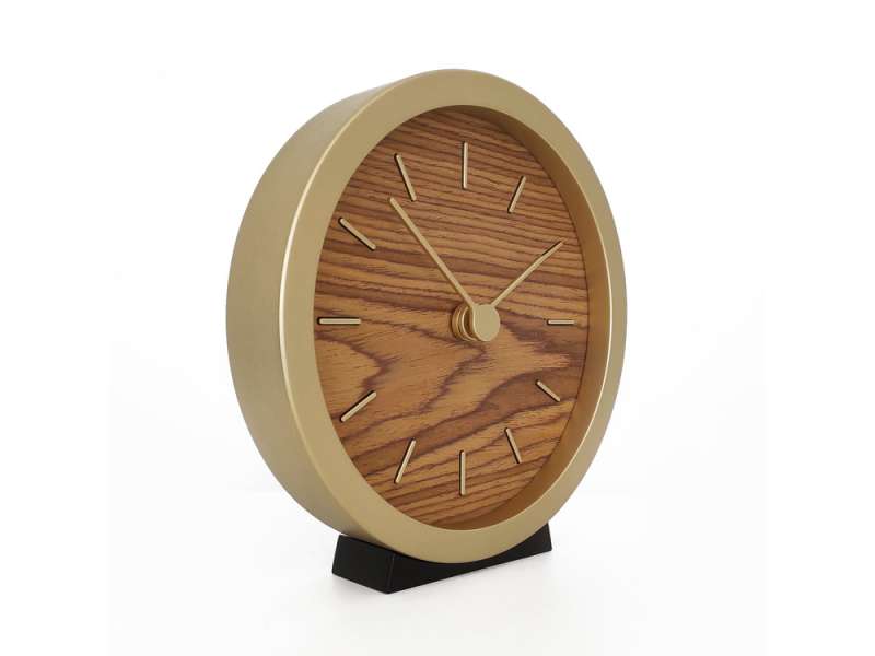 Часы настенные Gracie XS, натуральные с золотистым №6