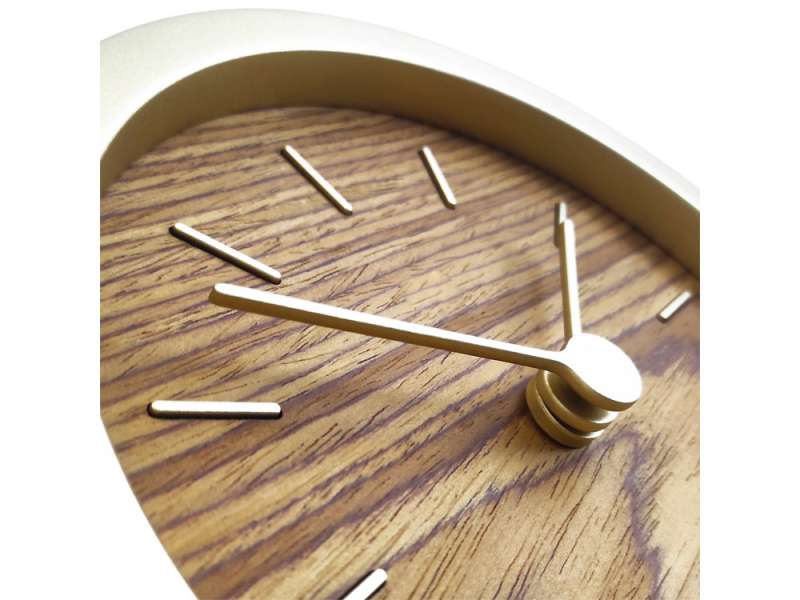 Часы настенные Gracie XS, натуральные с золотистым №8
