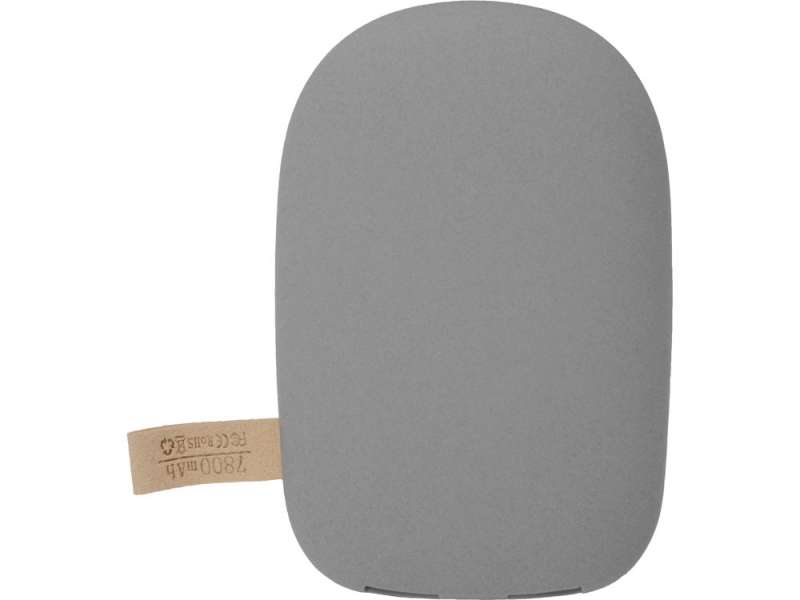 Универсальное зарядное устройство power bank в форме камня. 7800MAH. gray (Р) №4