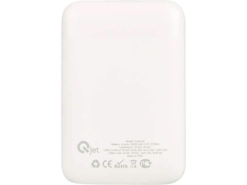 Внешний аккумулятор с быстрой зарядкой QC/PD CosmIQ, 10000 мАч, белый №3