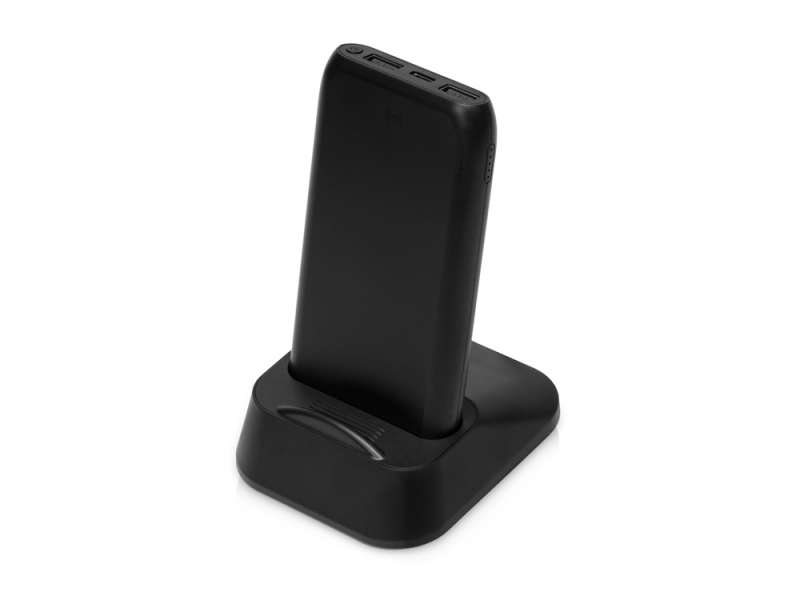 Портативное беспроводное зарядное устройство с док-станцией Uniq, 10000 mah, черный №14