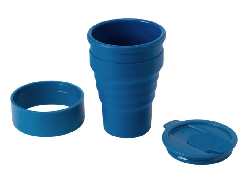Силиконовый складной стакан GoCup, индиго №3