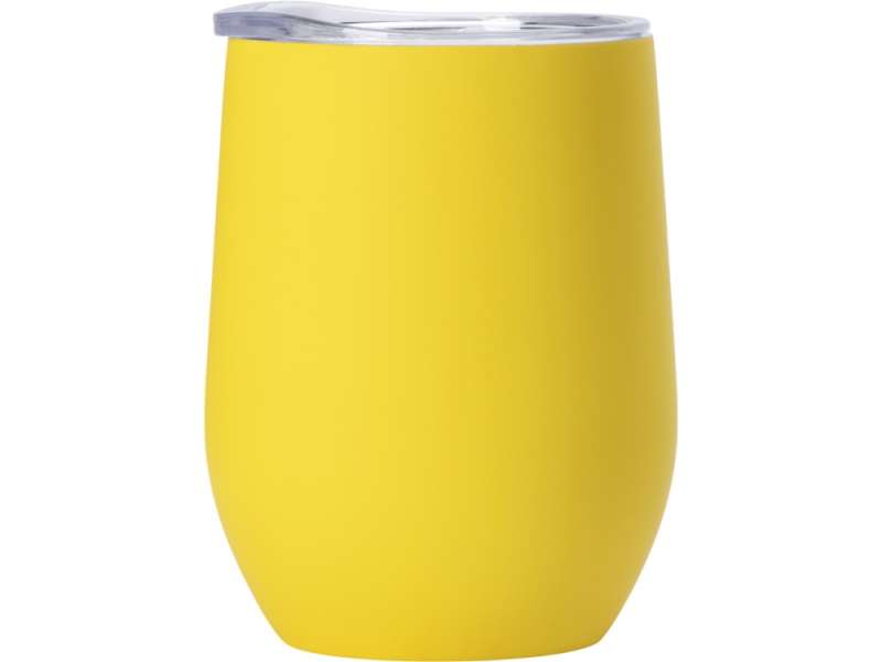Термокружка Vacuum mug C1, soft touch, 370мл, желтый №3