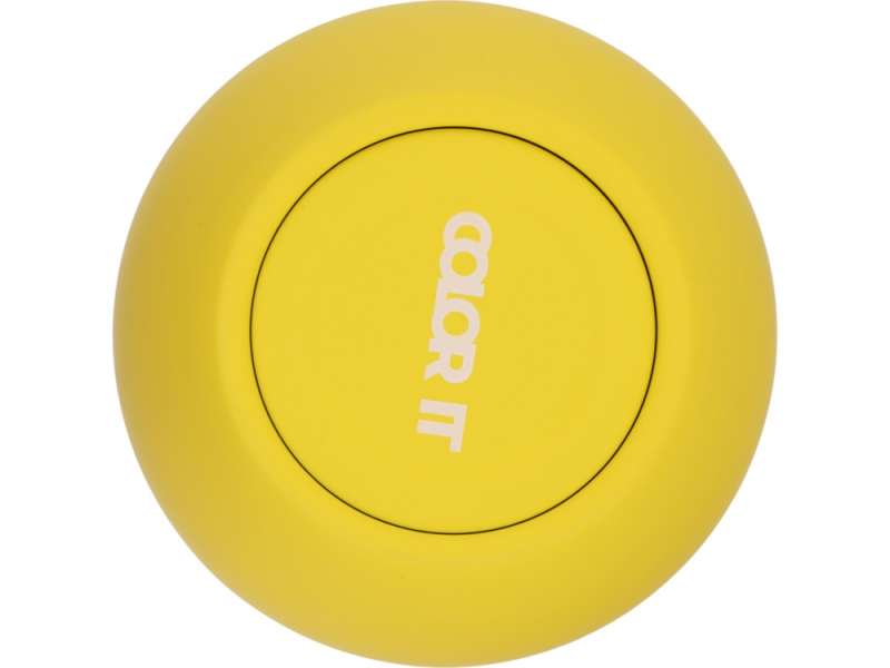 Термокружка Vacuum mug C1, soft touch, 370мл, желтый №5