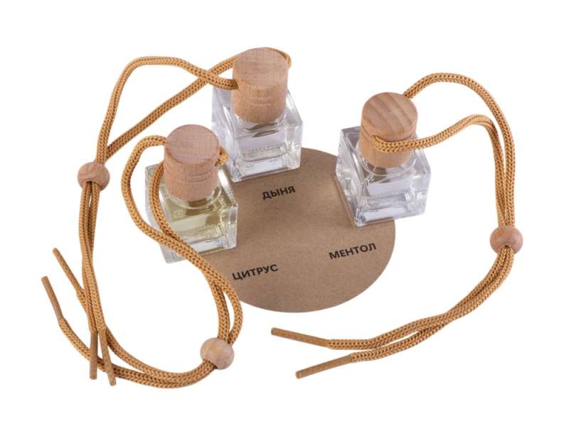 Набор автоароматов Boho 3, крафтовый тубус №4