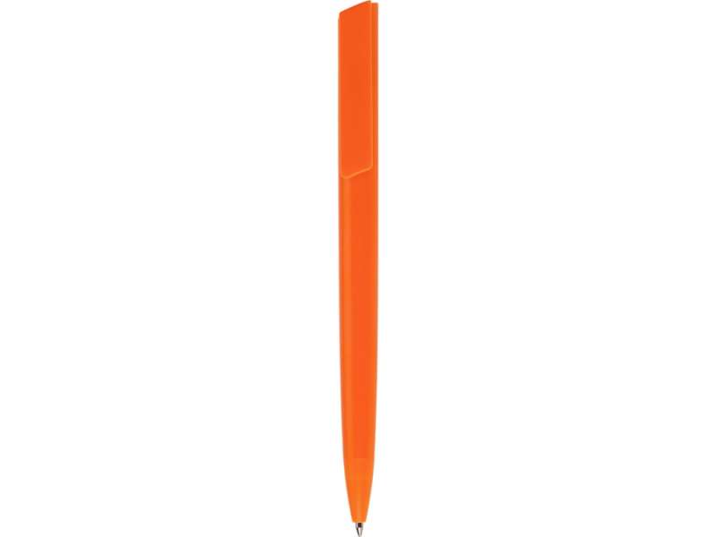 Ручка пластиковая шариковая Taper Solid, матовый оранжевый №2