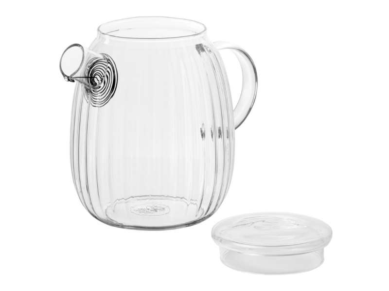 Стеклянный заварочный чайник с гранями Prism №3