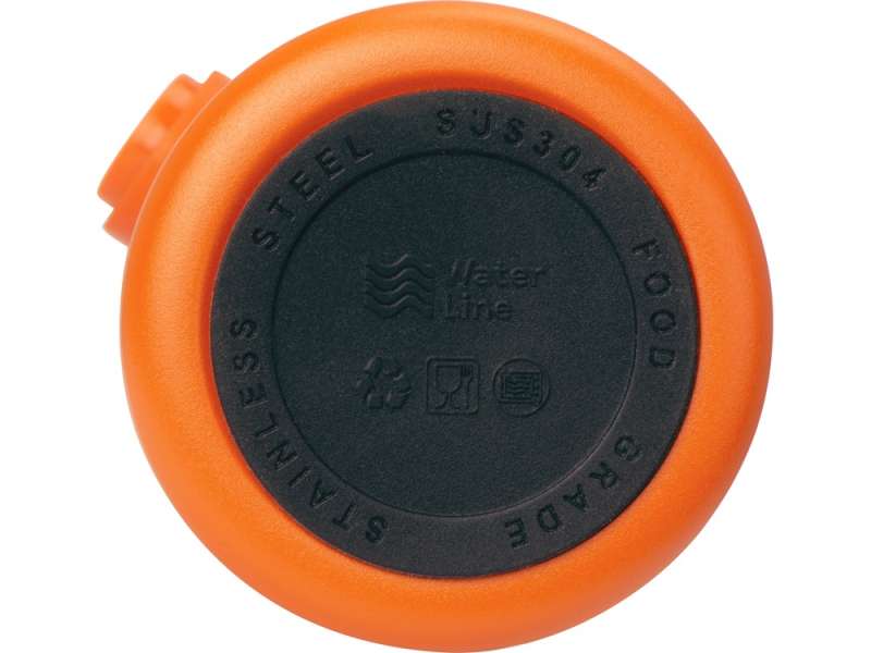 Вакуумная термокружка Waterline с медной изоляцией Bravo, 400 мл, тубус, оранжевый №6