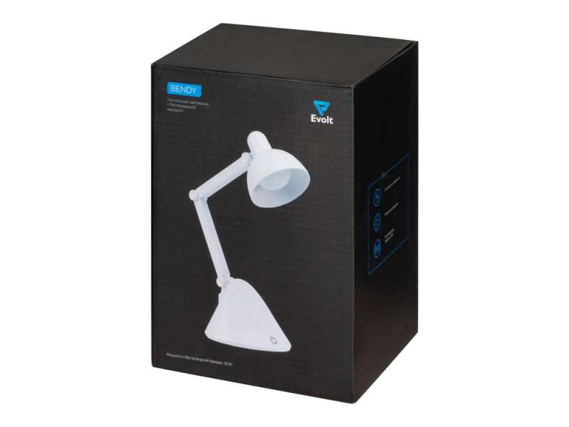 Настольный светильник с функцией беспроводной зарядки Bendy (Р) №5