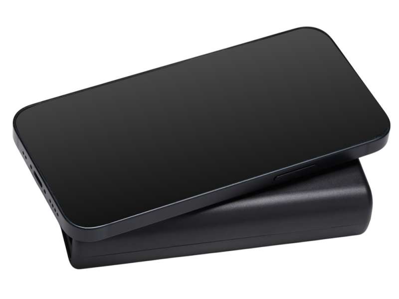 Внешний беспроводной аккумулятор 2-в-1 с функцией зарядки Apple Watch, QC/PD AtomIQ, 10000 мАч, черный №12