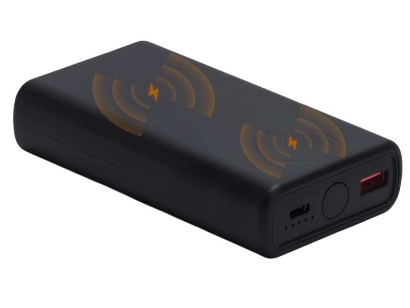 Внешний беспроводной аккумулятор 2-в-1 с функцией зарядки Apple Watch, QC/PD AtomIQ, 10000 мАч, черный №11