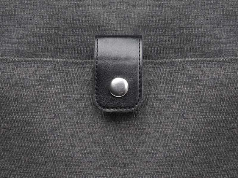 Сумка-холодильник Fabrizio со штопором, серый/черный №4