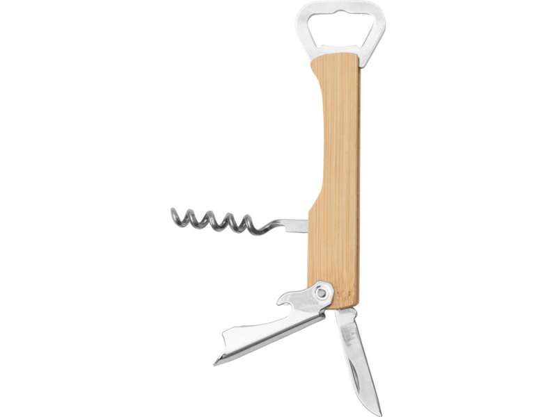 Сумка-холодильник Fabrizio со штопором, серый/черный №3