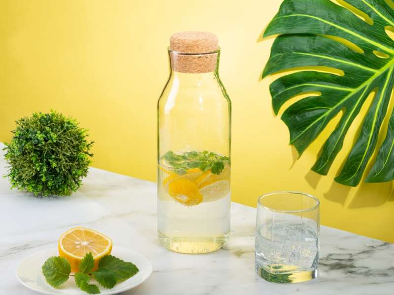 Графин для воды с пробковой крышкой Fresh №7