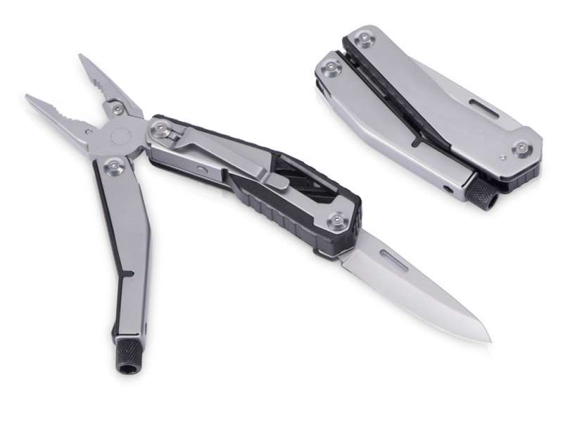 Мультитул-пассатижи Scopus 4-в-1 с двумя битами, черный (Р)