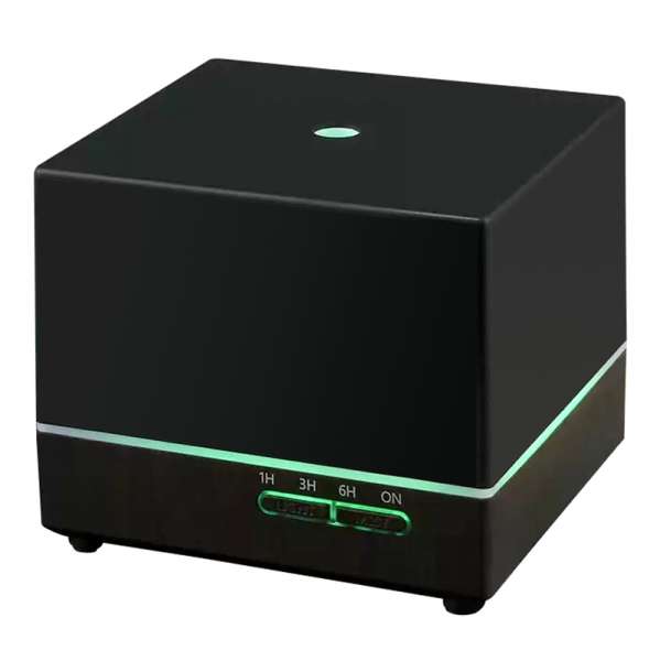 Светодиодный увлажнитель Wisdom с подсветкой гравировки, черный №2