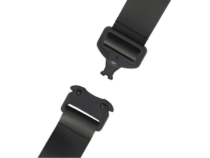 Отстегивающийся брелок-ремувка из эко-кожи Ninja, черный №3