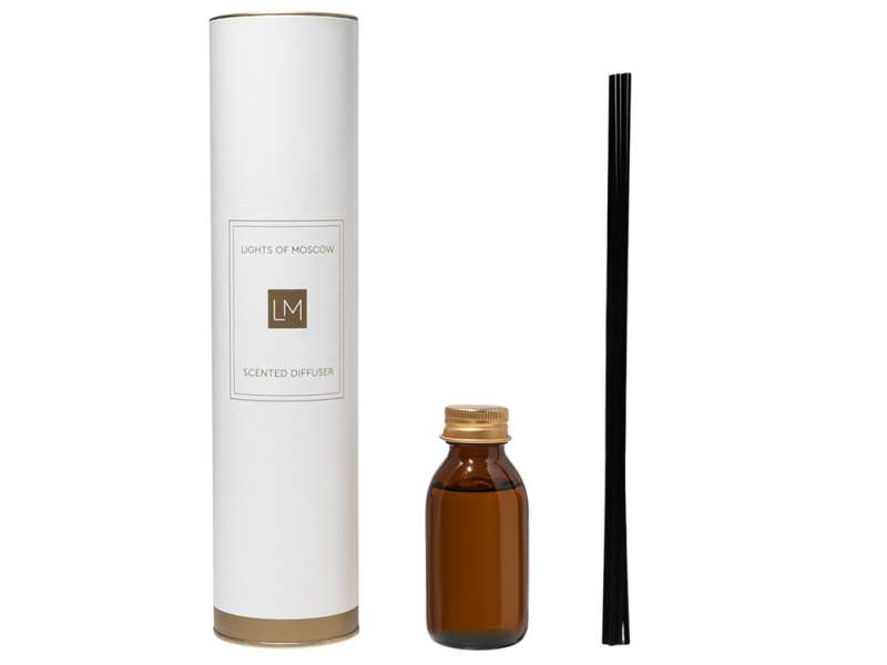 Ароматический диффузор с палочками, черный перец и амбра, нероли, 100 мл (без лого LM) №2