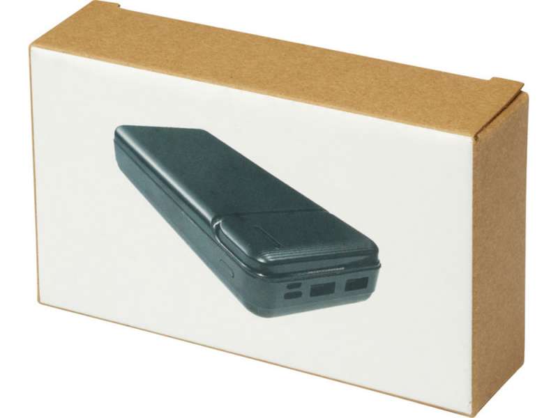 Портативное зарядное устройство Loop емкостью 20 000 мАч, сплошной черный №7