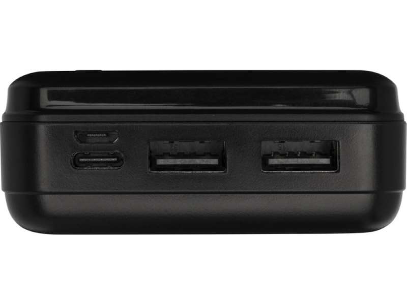 Портативное зарядное устройство Loop емкостью 20 000 мАч, сплошной черный №8