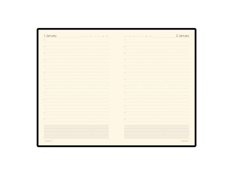 Ежедневник А5 полудатированный Porto, бордовый (Р) №2