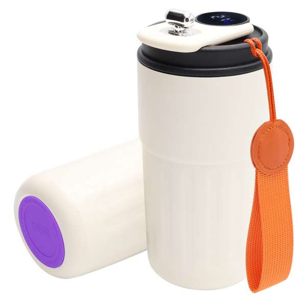 Термокружка Ashly To Go, белая/оранжевая/фиолетовая