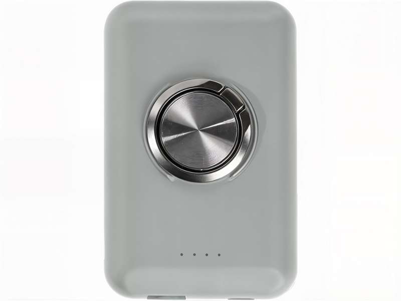 Магнитный беспроводной внешний аккумулятор MagnetIQ, 5000 mah, 10 W, серый Cool gray 7C №16